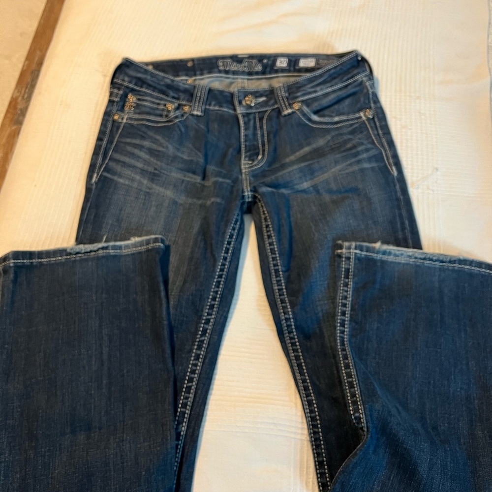 Women's Miss Me Bootcut Blue Jeans